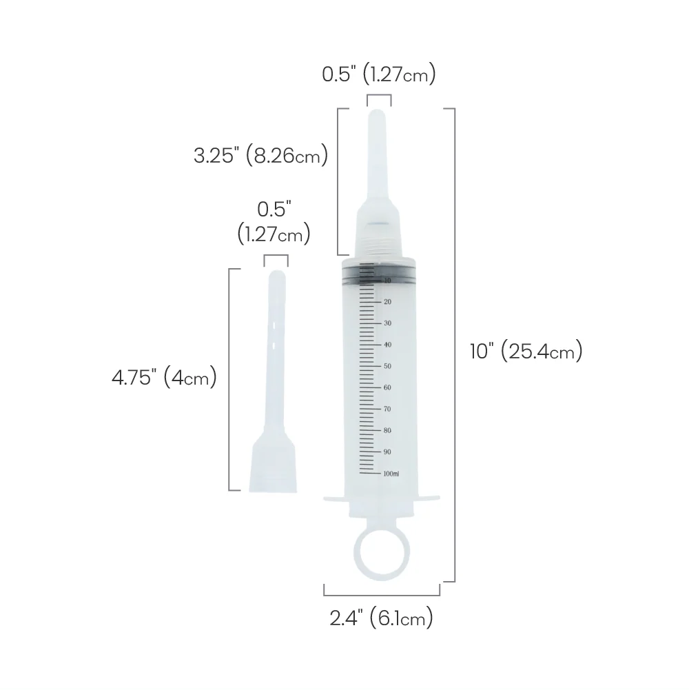Universal Tube™ Cleanser Anal Douche with Two Attachments