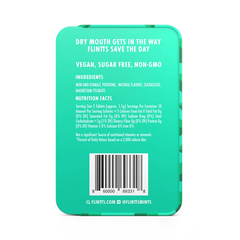 Flintts Cinnamon Ginger Mints with Warming Spice