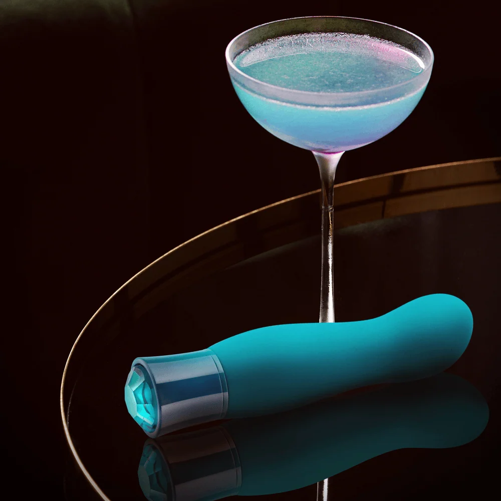 Blush Oh My Gem Fierce Blue Topaz Warming Bullet Vibrator