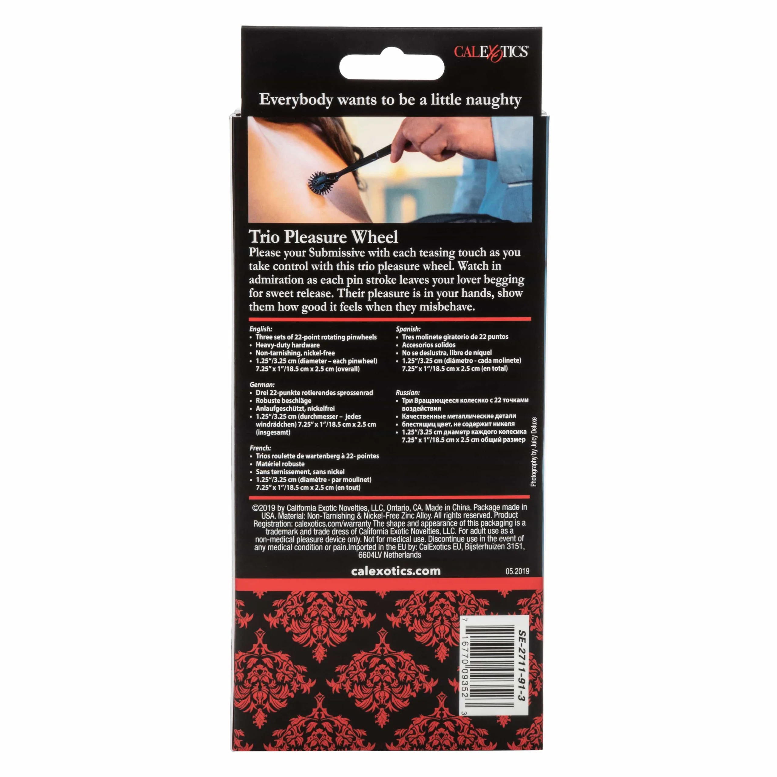 Scandal® Trio Pleasure Wheel With Three 22-Point Wheels