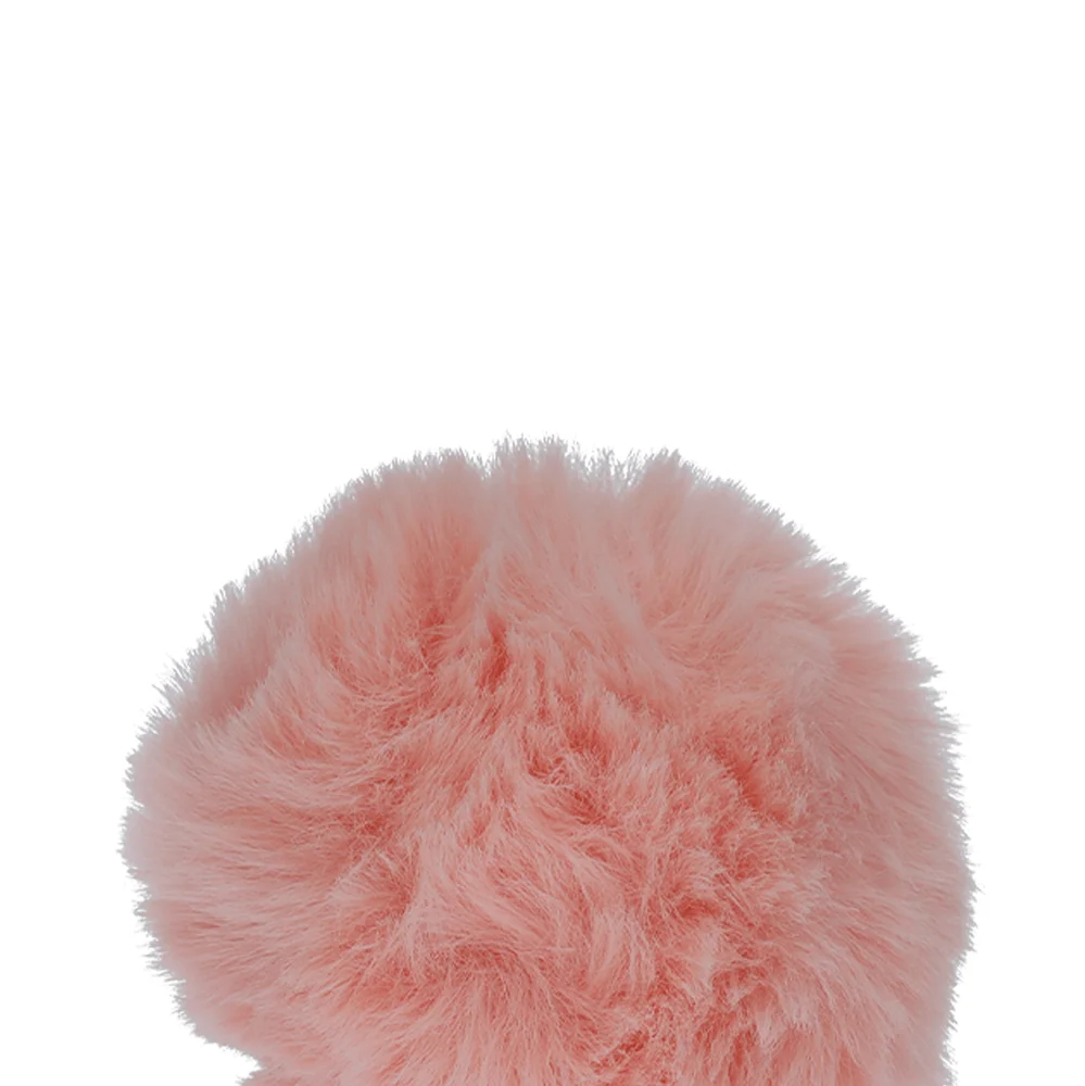 Tailz Fluffy Bunny Tail 加重金属肛塞 粉色