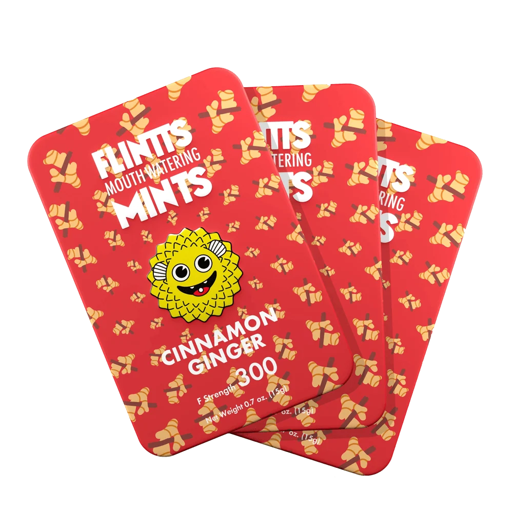Flintts Cinnamon Ginger Mints with Warming Spice