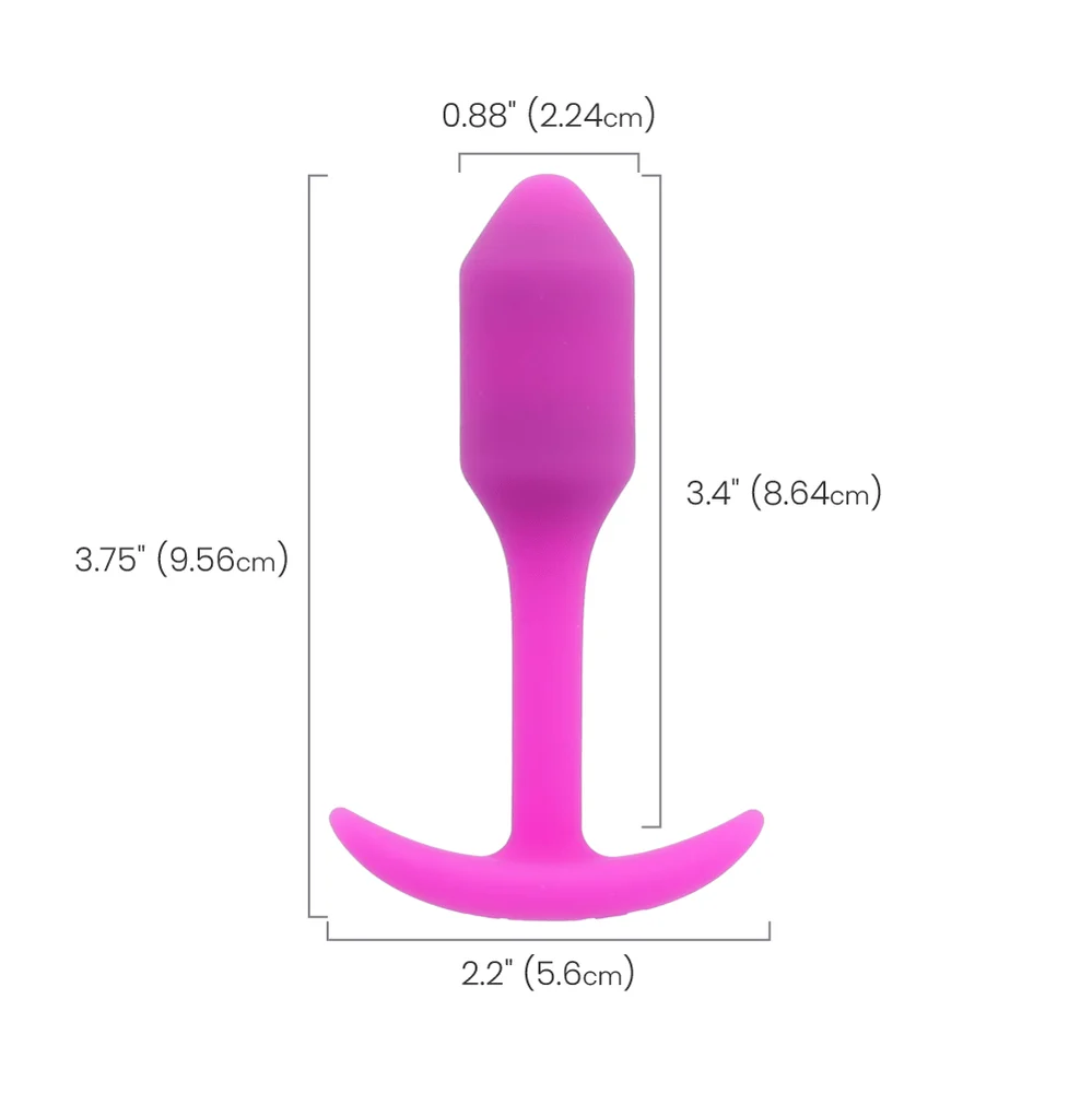 B-Vibe Snug Plug 小型加重硅胶肛塞