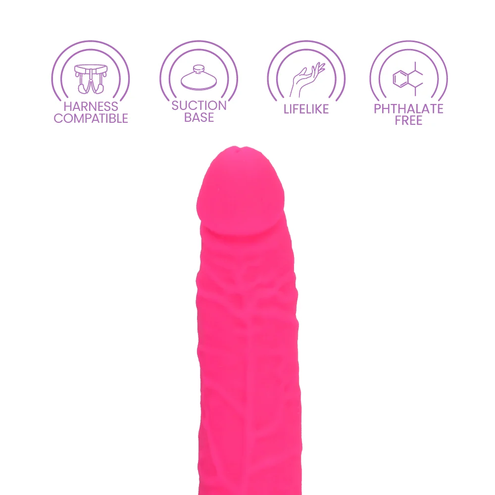 Neo Elite 7.5 Inch Silicone Dual Density Cock with Suction Cup