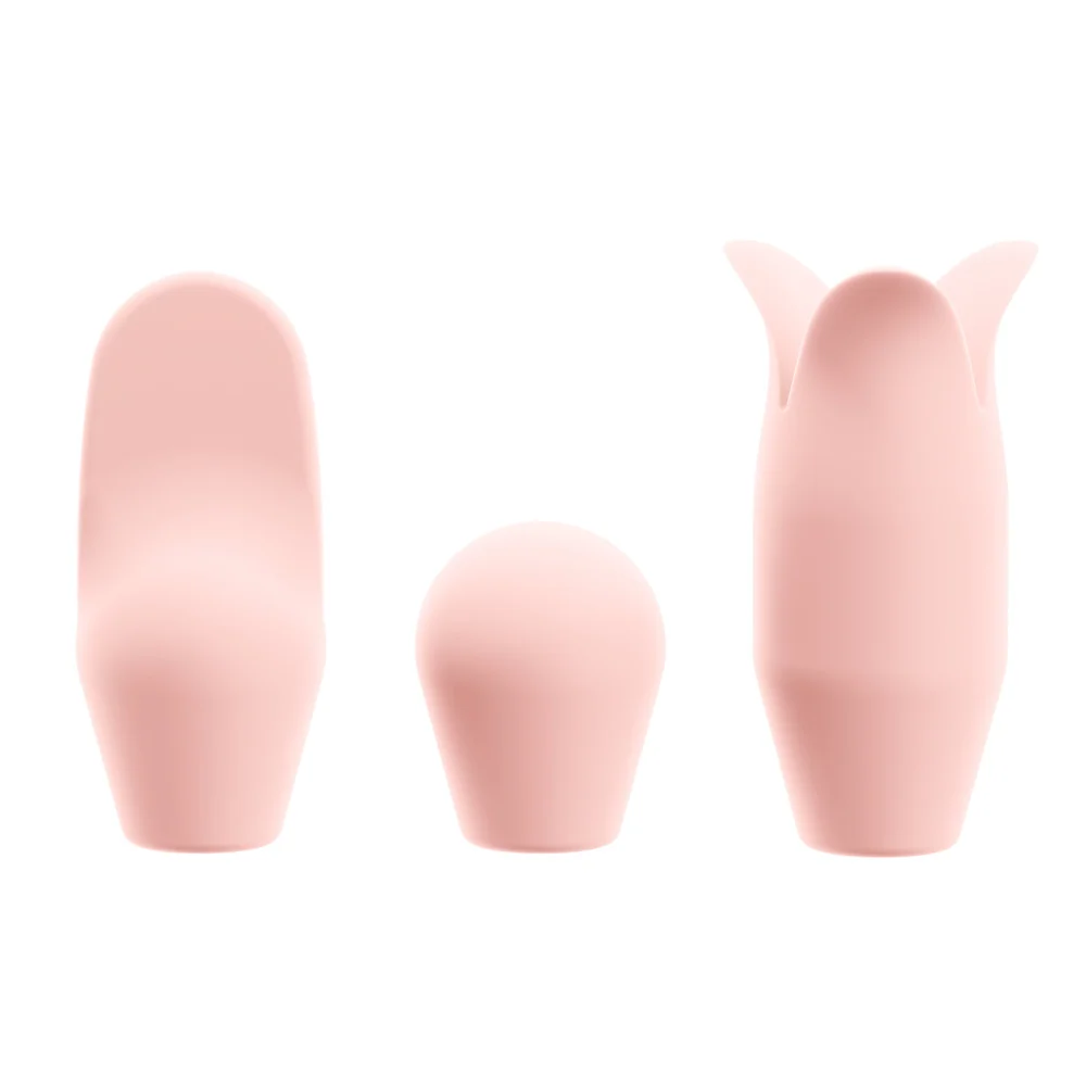 Blush Juno Oscillating Wand Clitoral Vibrator with 3 Attachments