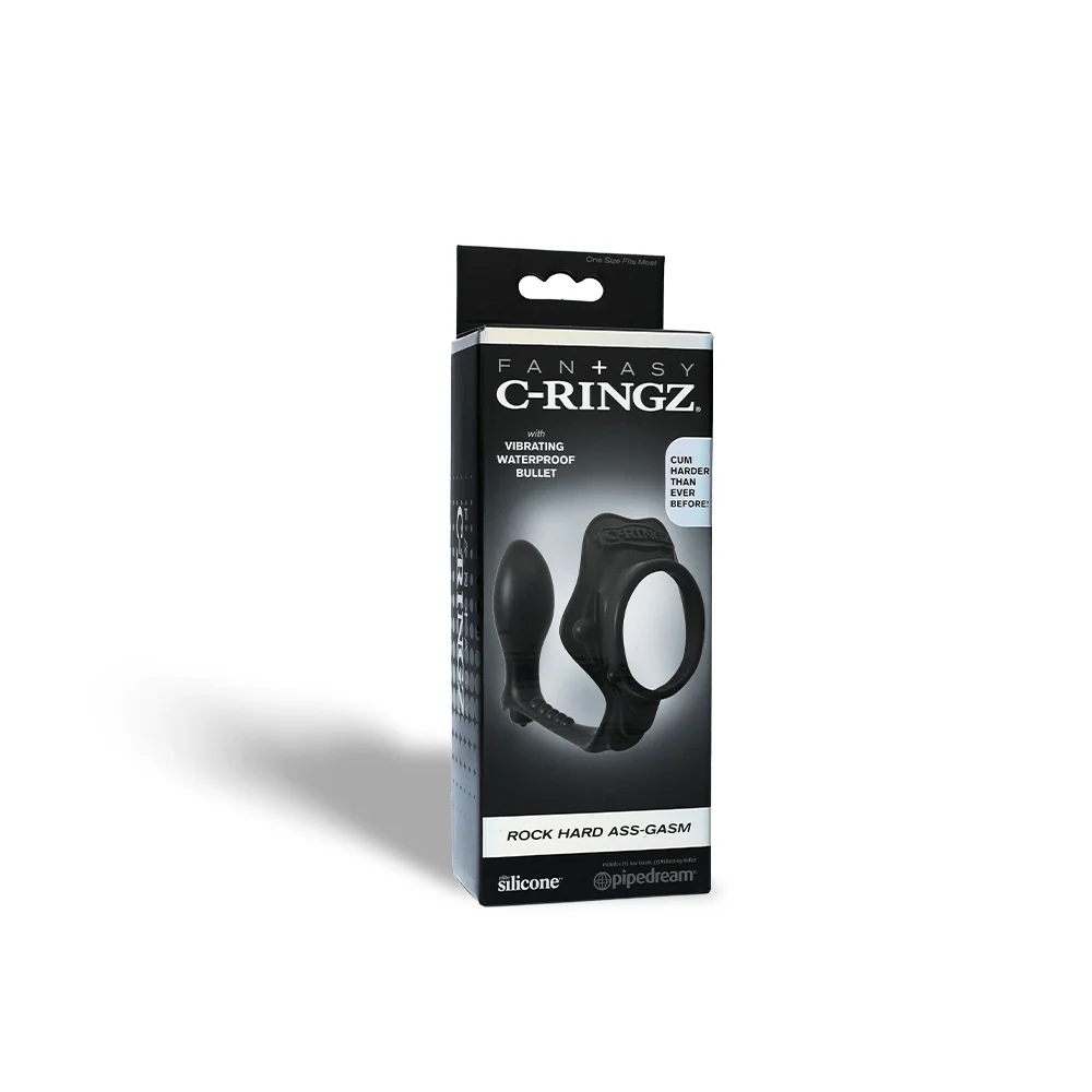 Fantasy C-Ringz Rock Hard Ass-Gasm Dual Action Cock Ring and Plug