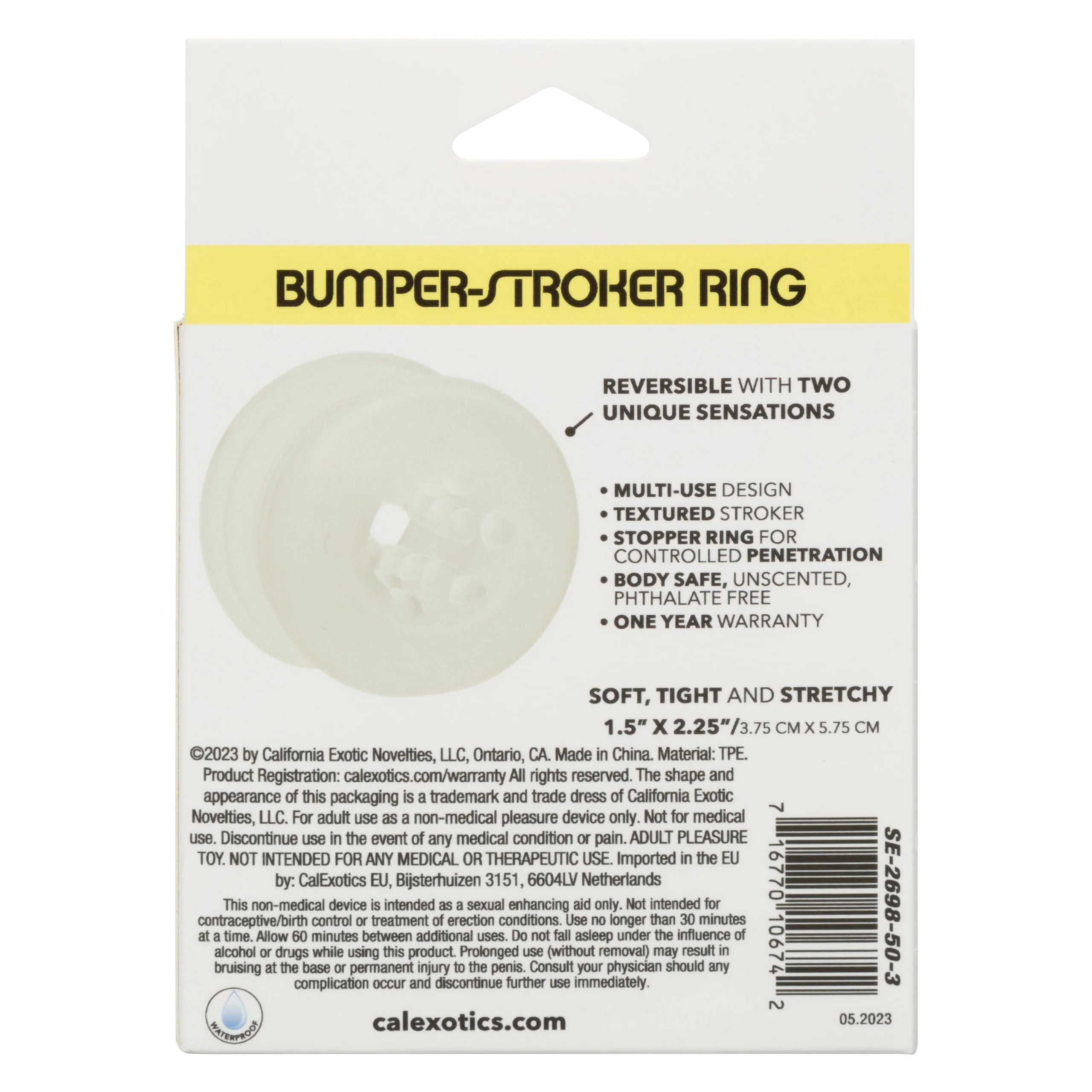 Boundless Bumper-Stroker Ring 多用途止滑环与纹理撸管器