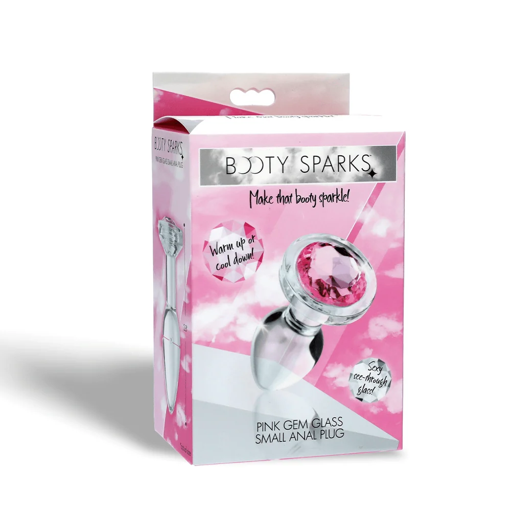 Booty Sparks 玻璃宝石肛塞 粉色宝石 新手适用