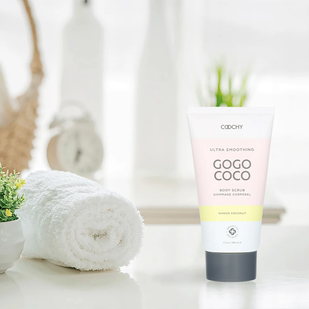 Coochy Ultra Body Scrub in Mango Coconut 5oz for Smooth Skin