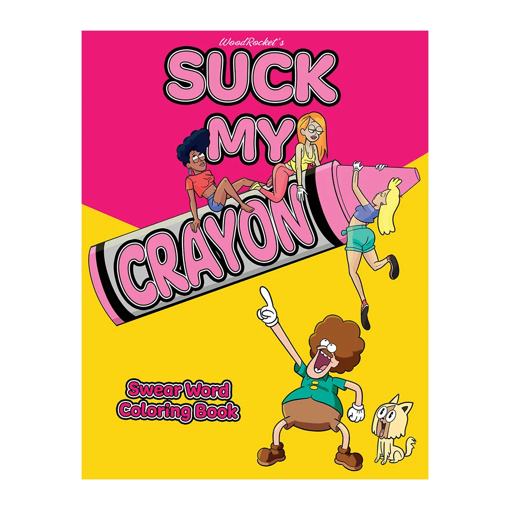 Suck My Crayon 成人涂色书，含粗口脏话