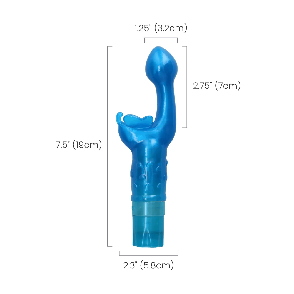 Butterfly Kiss 多速阴蒂与G点按摩器