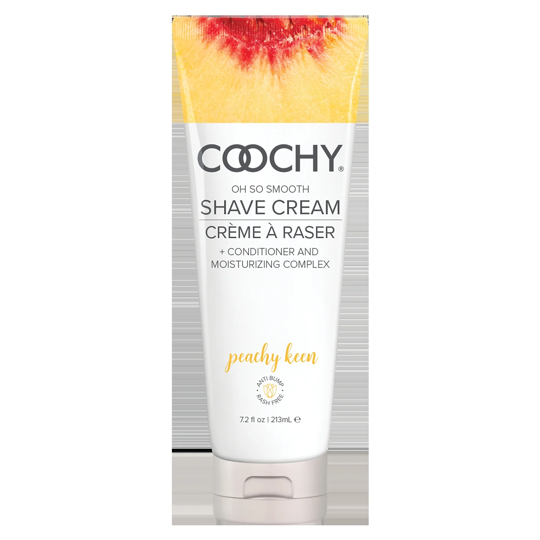 Coochy Shave Cream Peachy Keen with Georgia Peaches, Sugar Cane and Vanilla