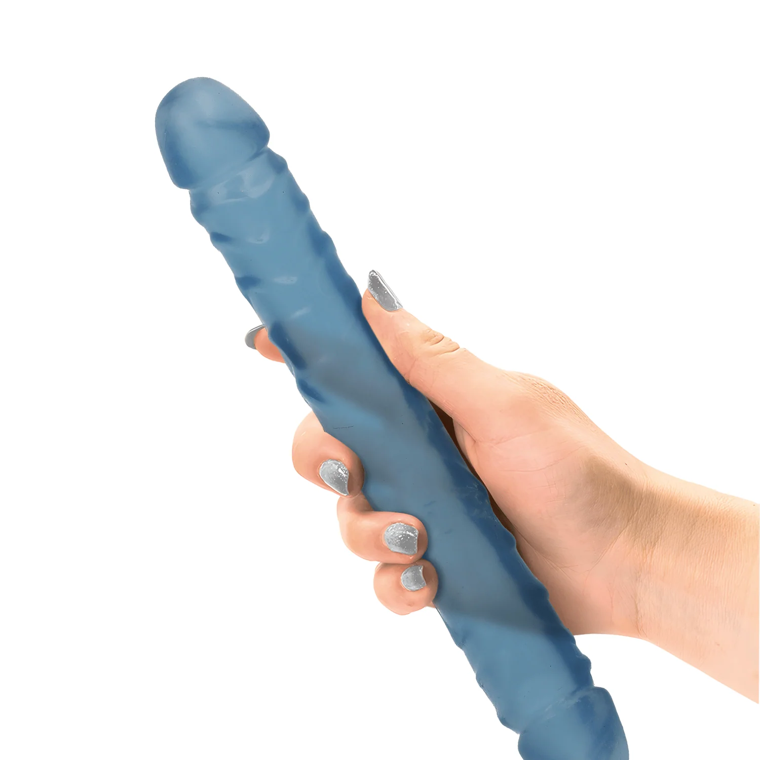 Doc Johnson Crystal Jellies Jr Double Dong Soft Flexible 10 Inch Classic
