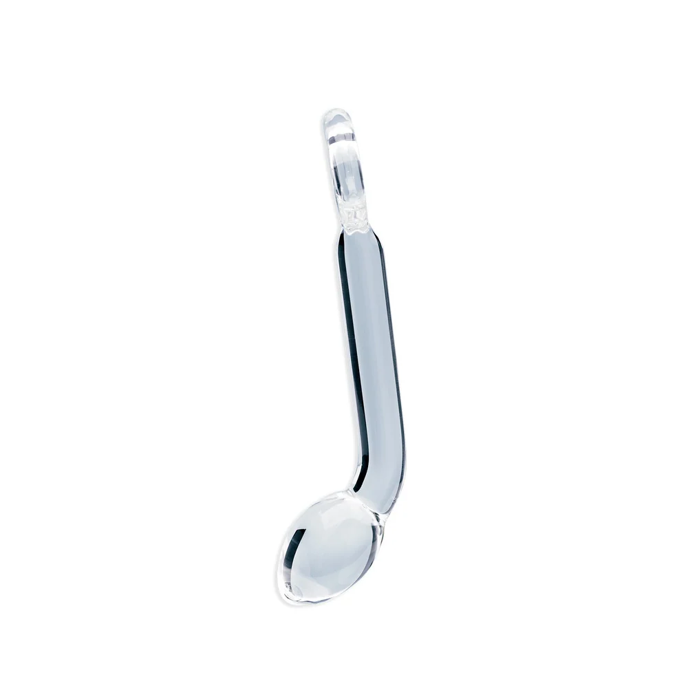 Clarity Hera's Halo 6-Inch Borosilicate Glass Dildo with Circular Handle