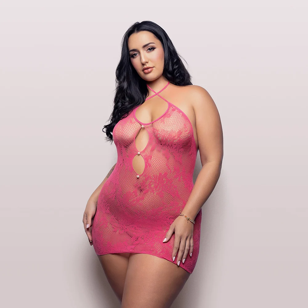 Fantasy Lingerie Call Me Baby Criss-Cross Halter Dress