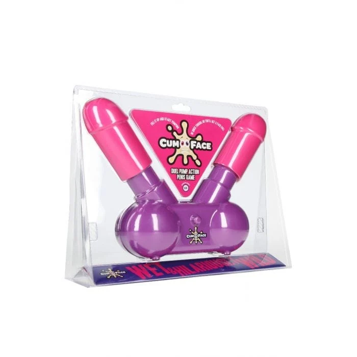 Play Wiv Me Cum Face Two Player Pump Action Party Game