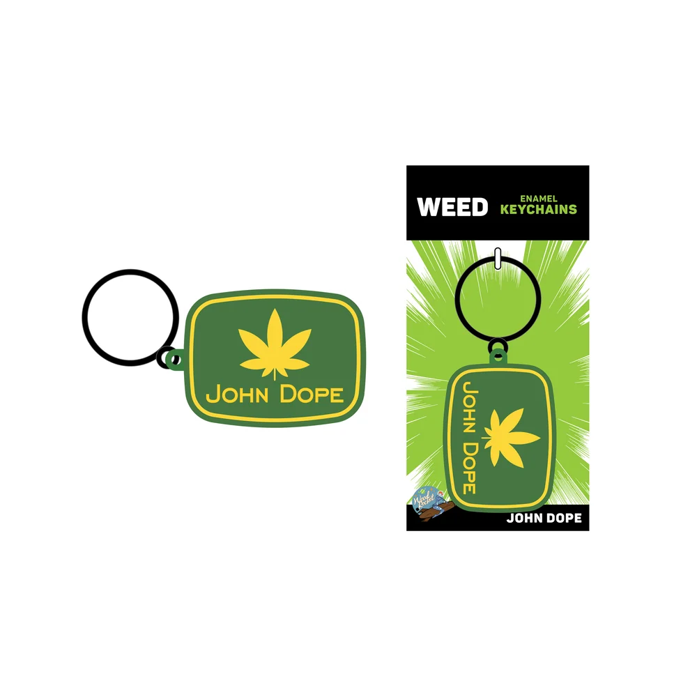 John Dope 珐琅钥匙扣（John Deere 品牌戏仿款）
