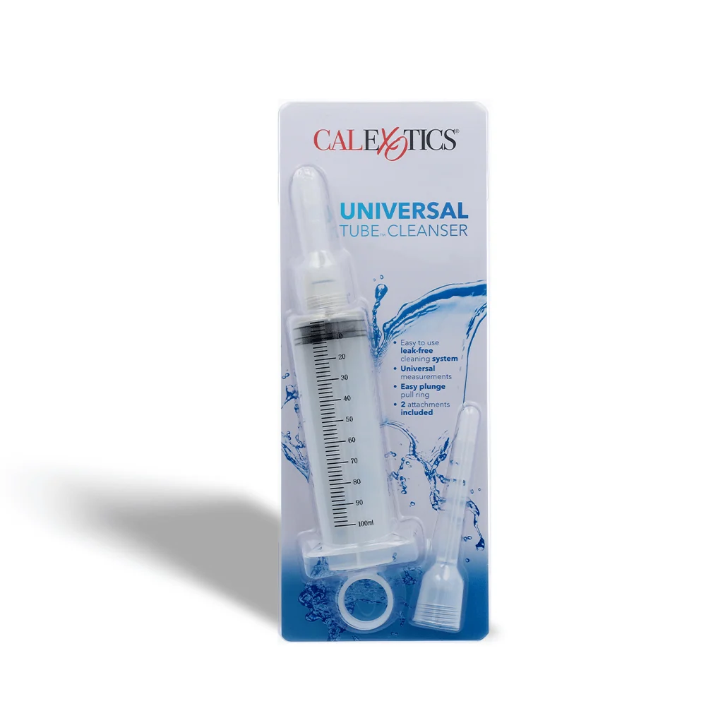 Universal Tube™ Cleanser Anal Douche with Two Attachments