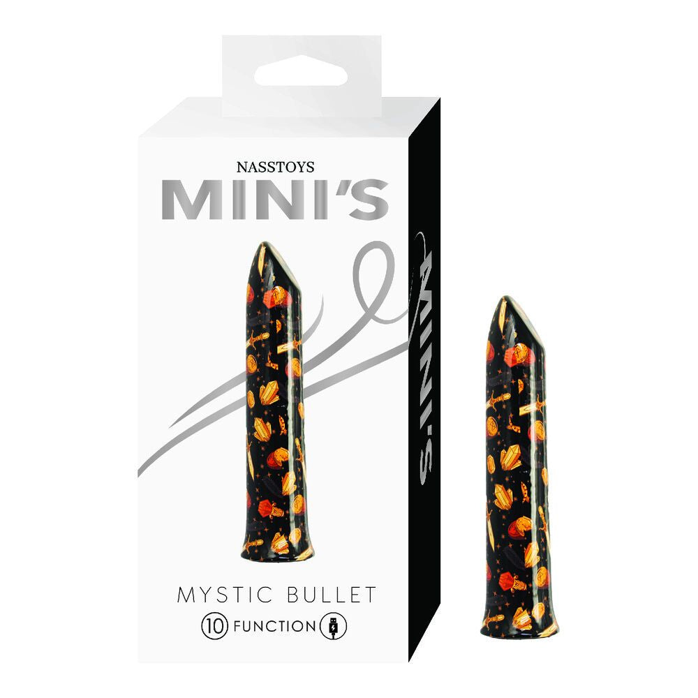 Nasstoys Mini's Mystic Bullet Vibrator 黑色带宝石款