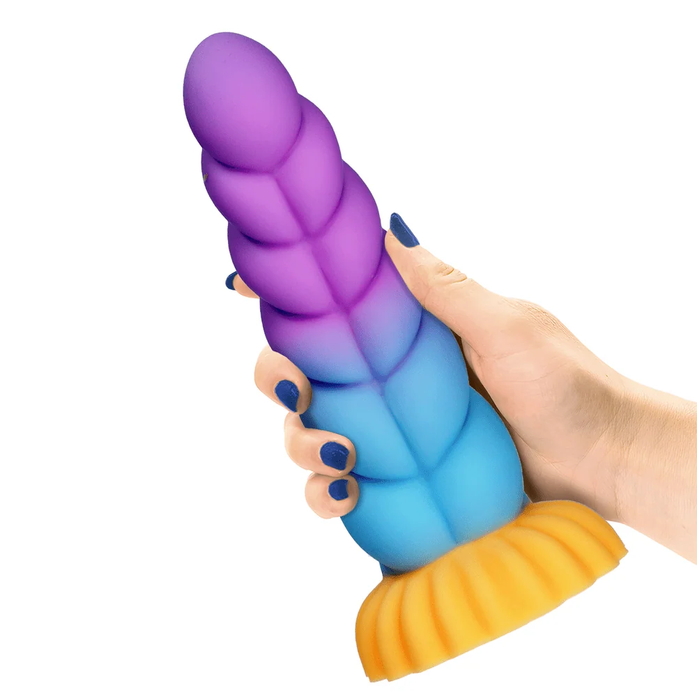 Creature Cocks Unicorn Horn Silicone Dildo with Suction Cup
