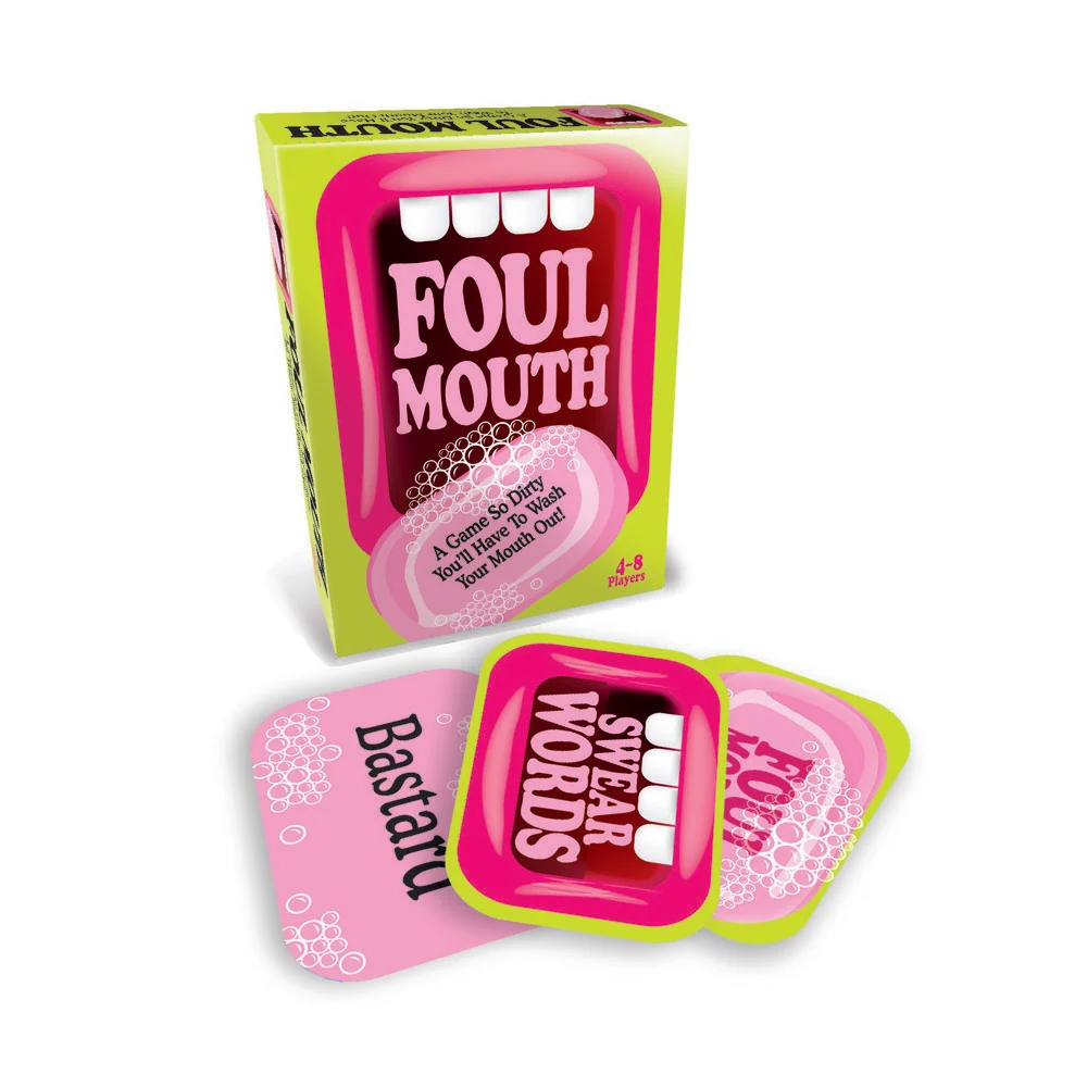 Little Genie Foul Mouth Card Game Mixing War and Memory