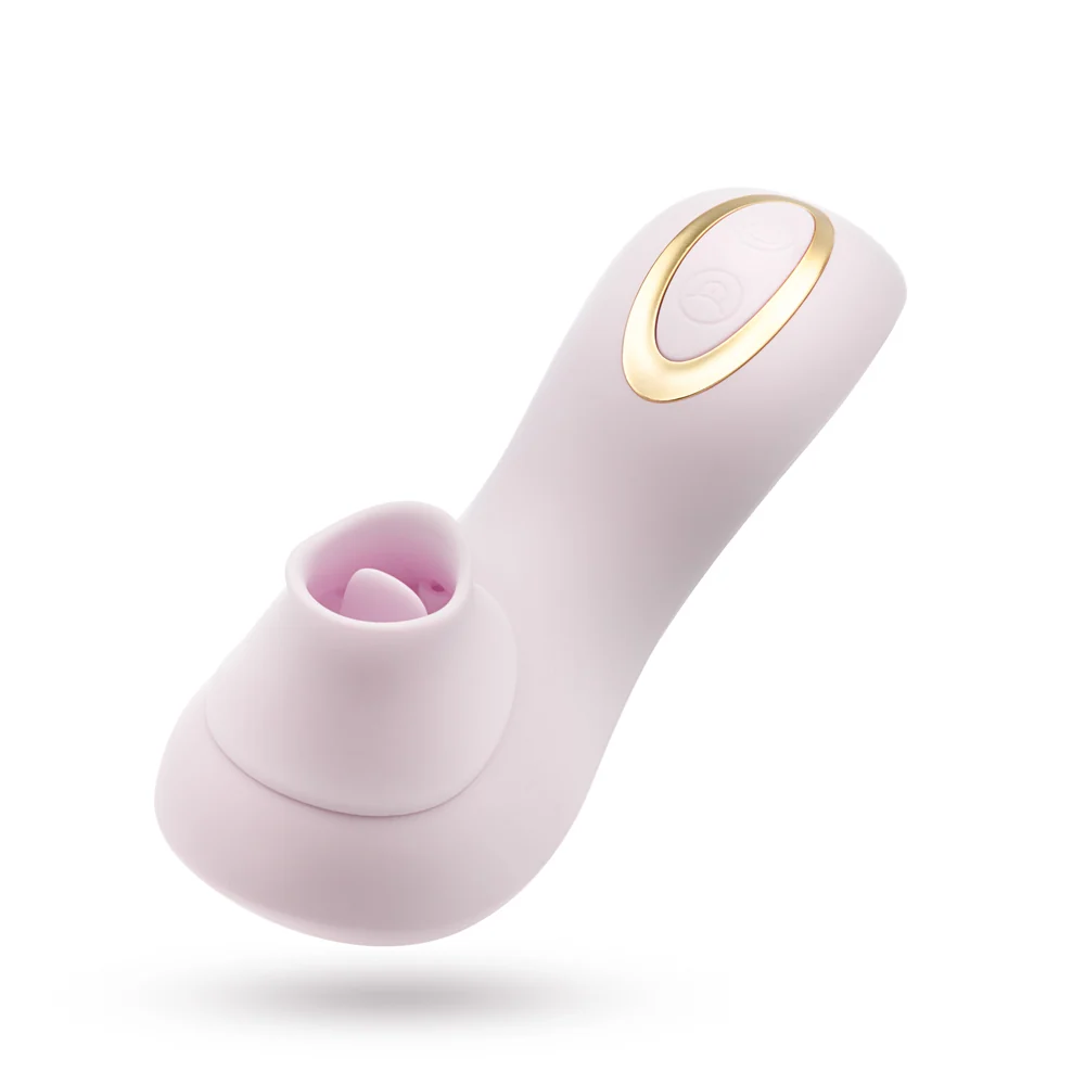 Blush Delice Fleur Fluttering Tongue and Suction Clitoral Vibrator