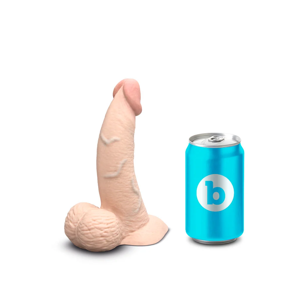 B-Vibe Slipskin Curved Realistic 6.5-Inch Silicone Dildo