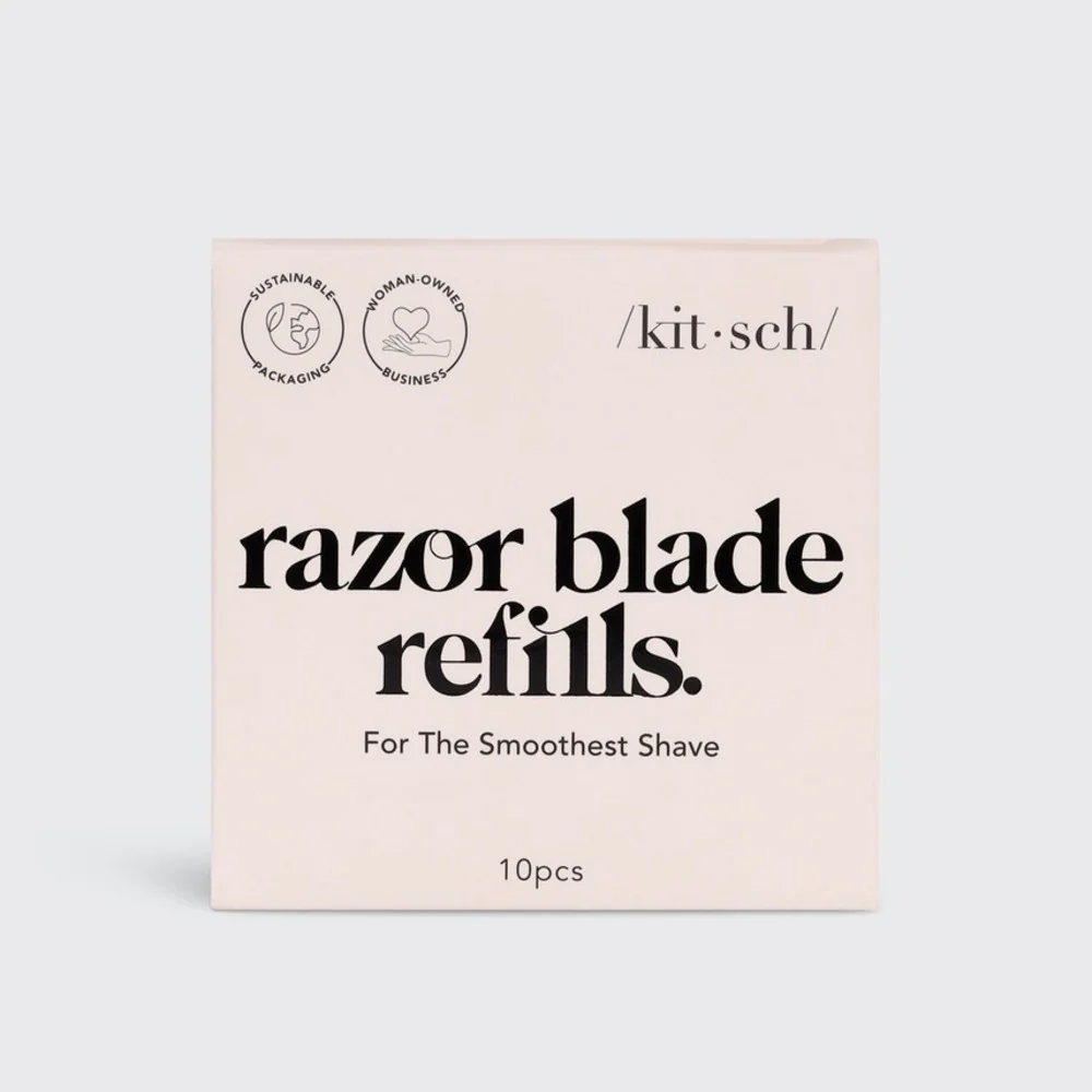 Kitsch Perfect Glide Safety Razor Blade Refills 10 Piece Set