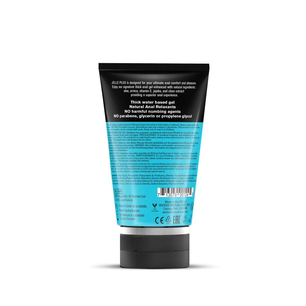 Wicked Jelle Plus Water-Based Personal Lubricant