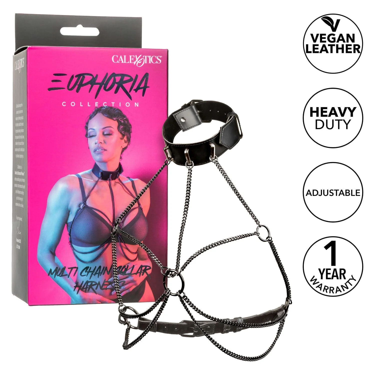 Euphoria Collection 多链条大码项圈束带