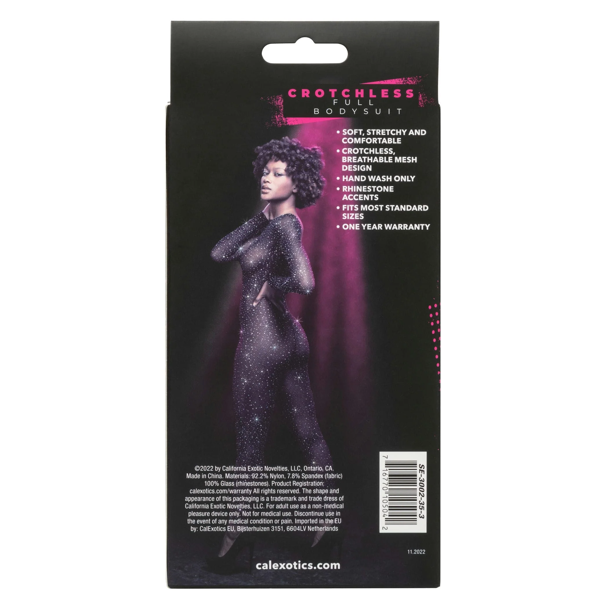 Radiance Crotchless Full Body Suit Stretch Mesh Bodysuit