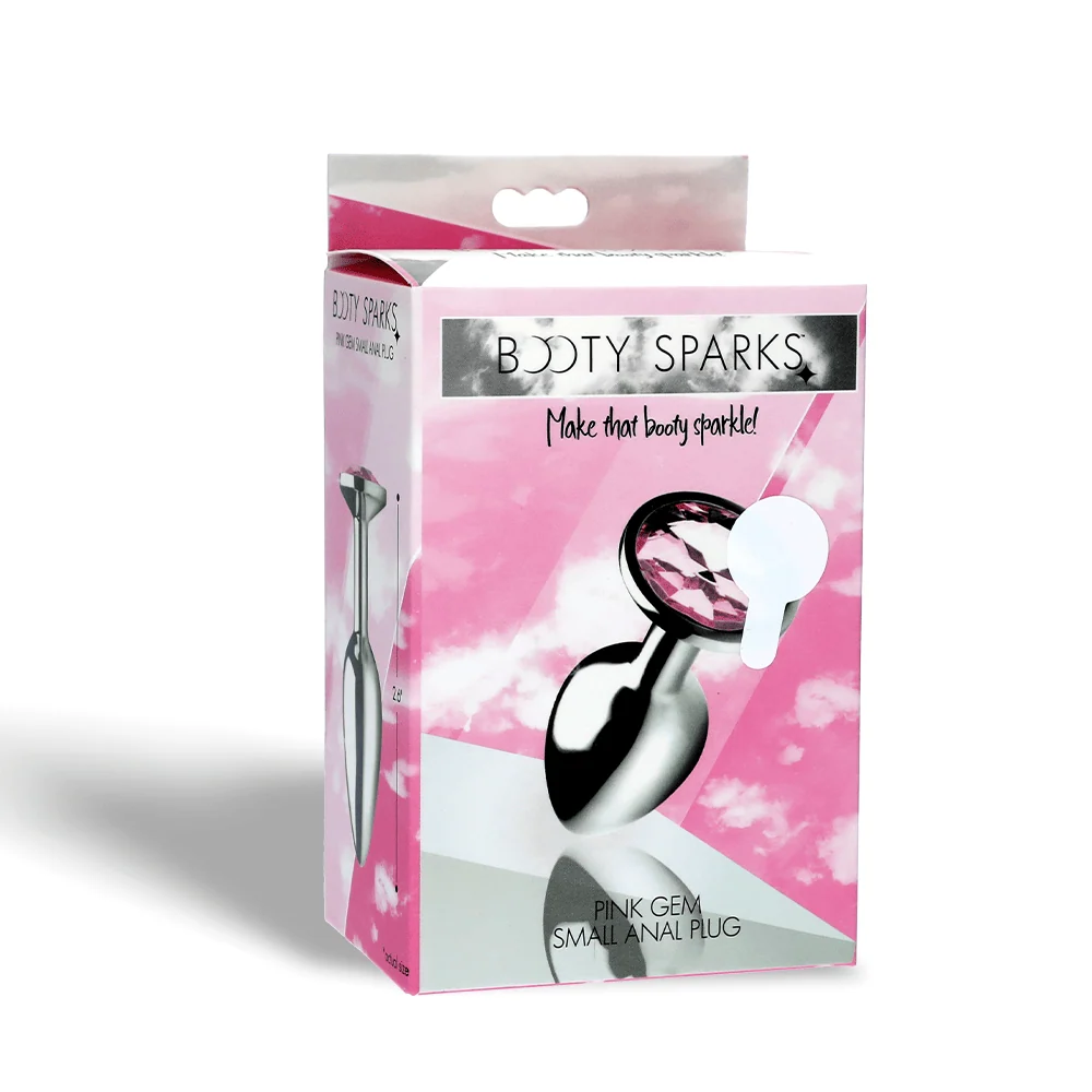 Booty Sparks Gem Anal Plug in Weighted Silvery Aluminum