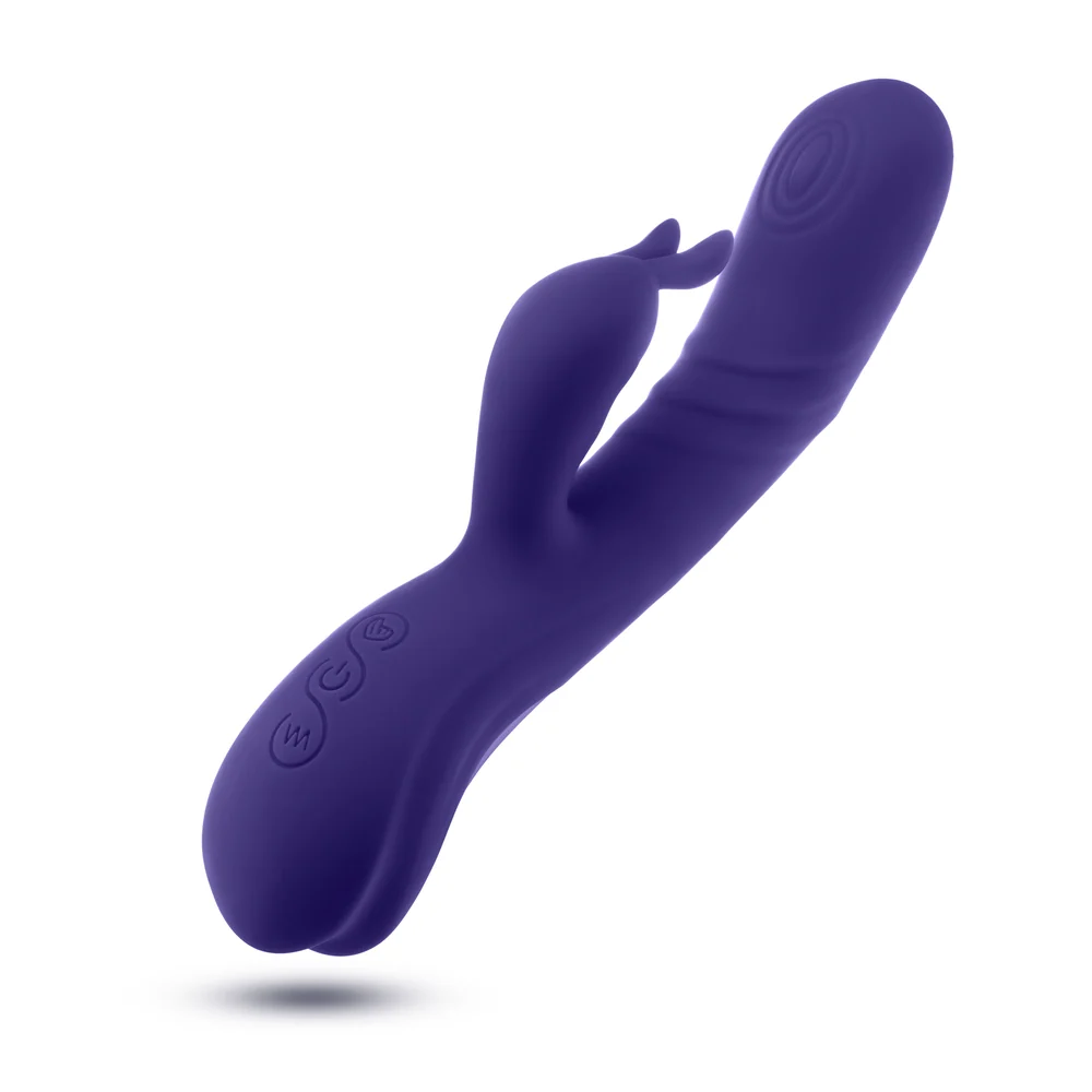 Blush Harper Midnight Rabbit Vibrator with Come-Hither G-Spot Motion