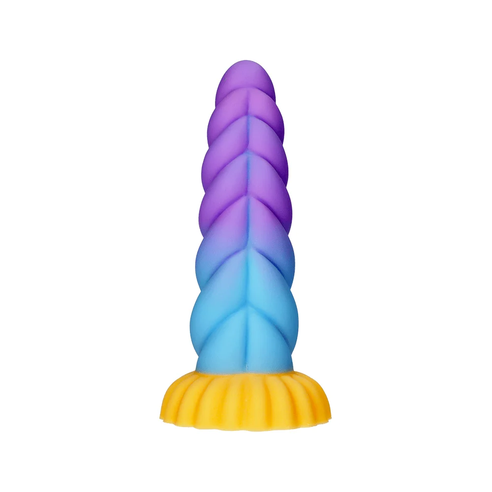 Creature Cocks Unicorn Horn Silicone Dildo with Suction Cup