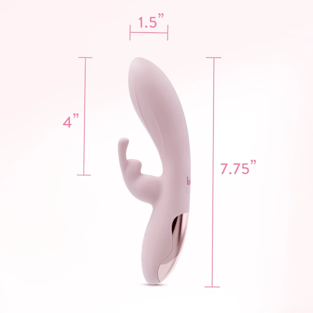 Blush Morgan Pink Rabbit Vibrator with Dual Vibration Points