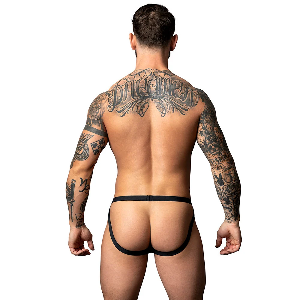Male Power Hot Mesh Jockstrap with Low-Rise Waist and Comfort Pouch