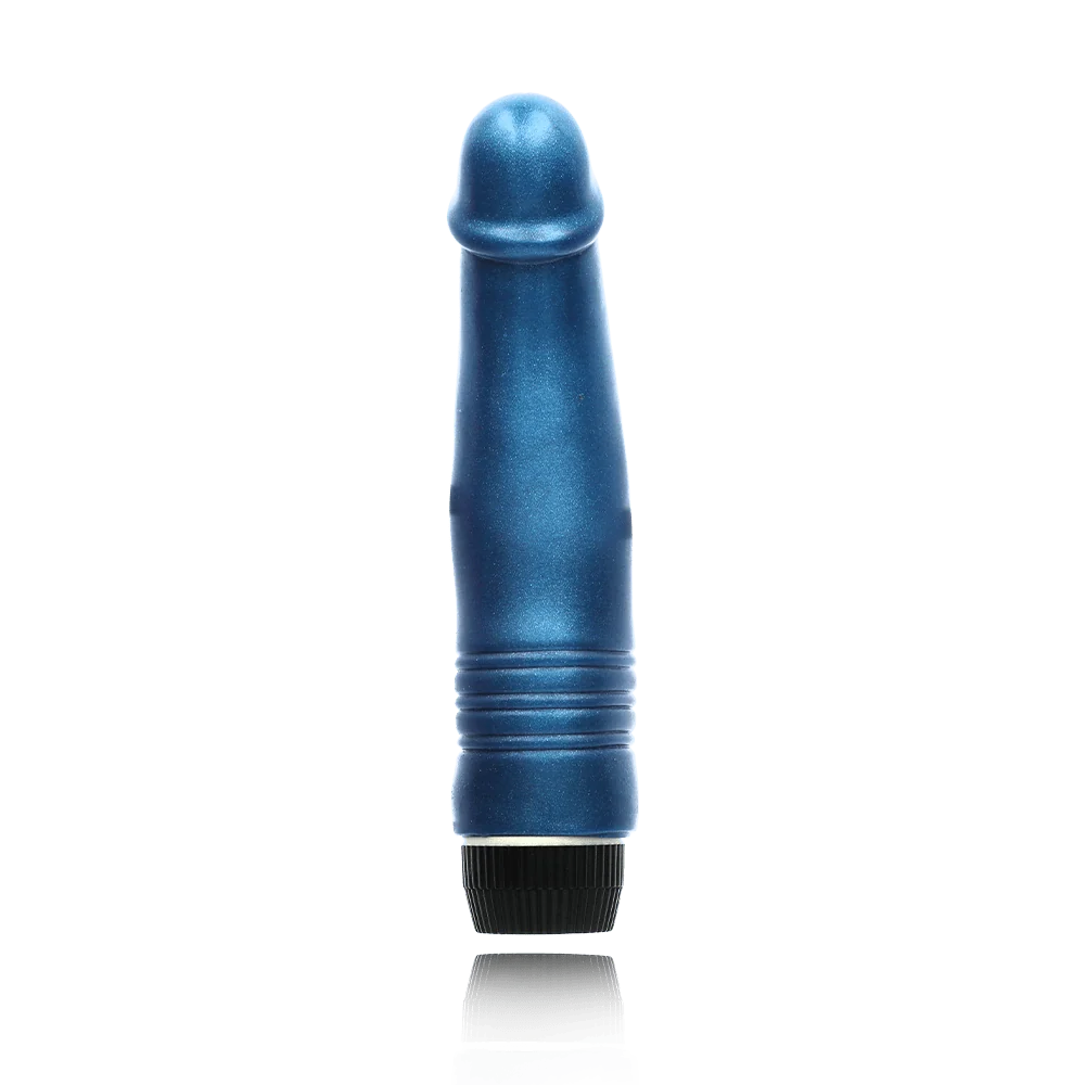 Midnight G-Spot Vibrator with Curved Tip, 6.75 Inches