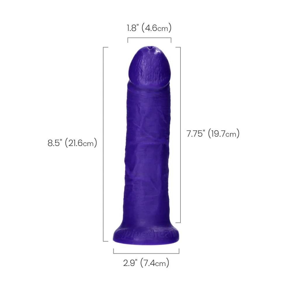 Dillio 8 Inch Realistic Dildo with Suction Cup Base
