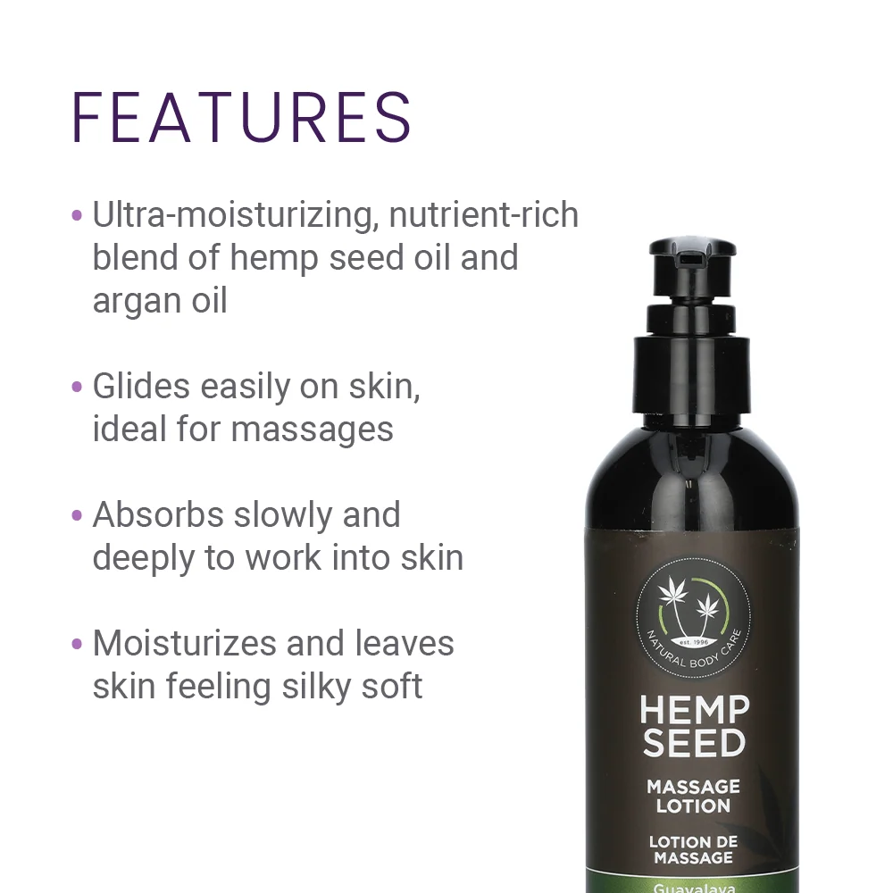 Hemp Seed 按摩乳 含天然精油 顺滑易推