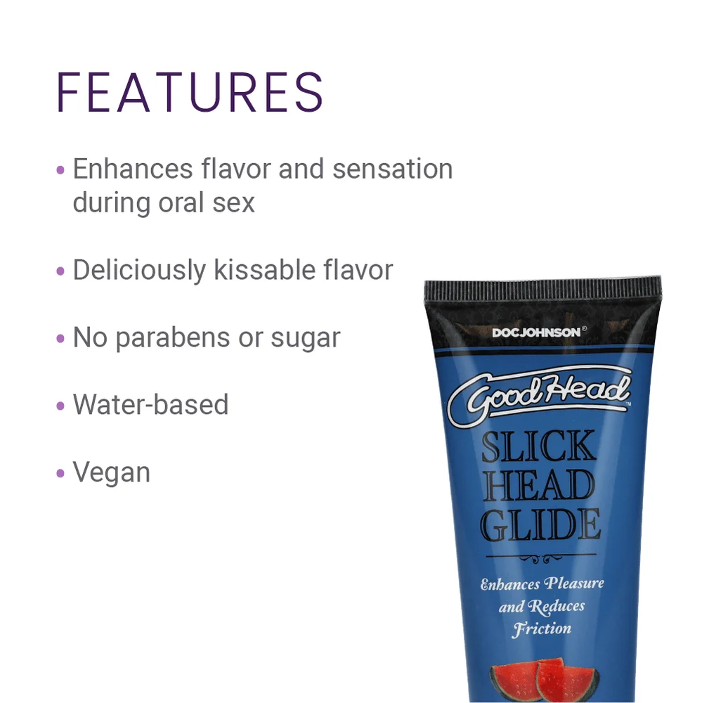 GoodHead Slick Head Glide Mint-Flavored Water-Based Lubricant