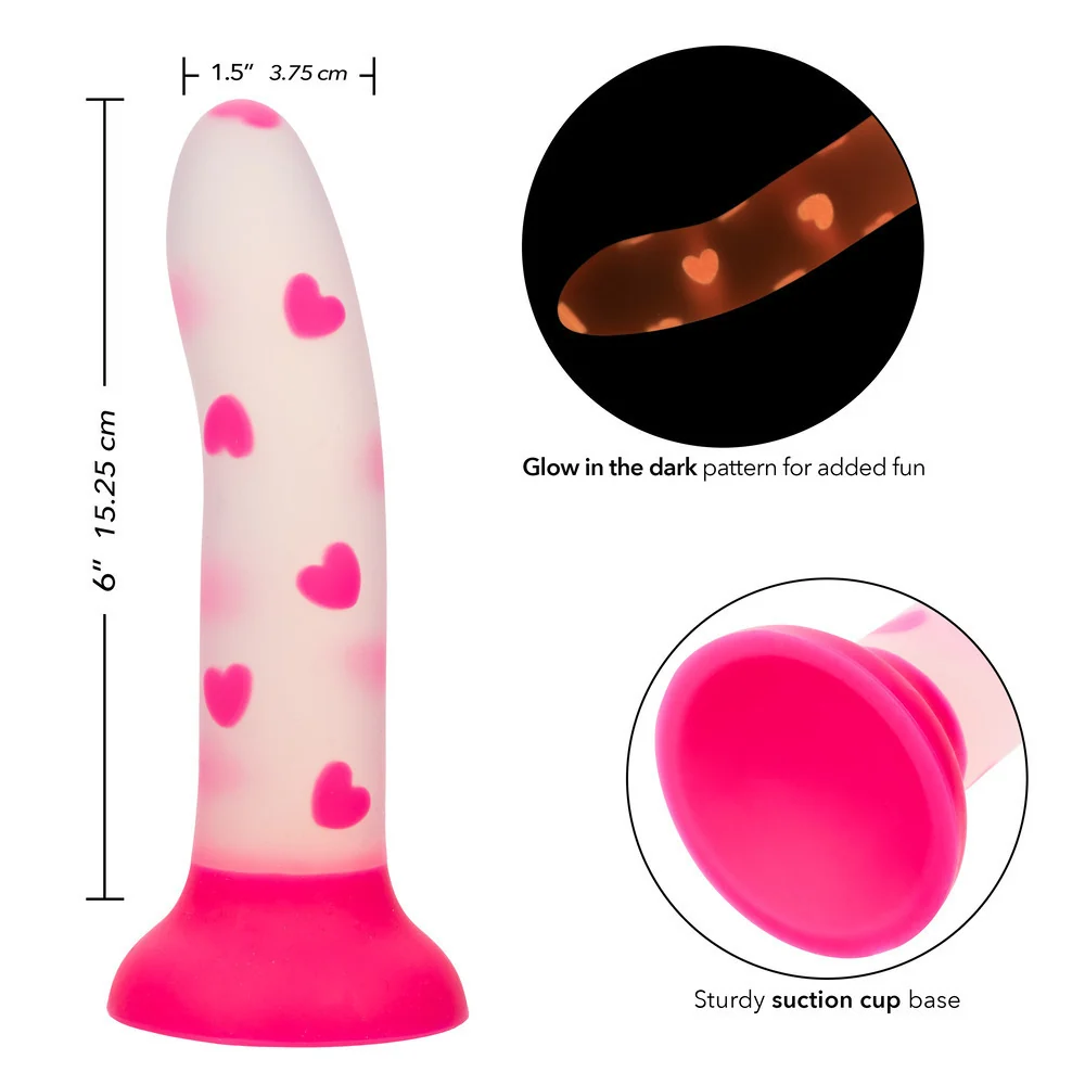 Glow Stick Glow in the Dark Dildo with Suction Cup
