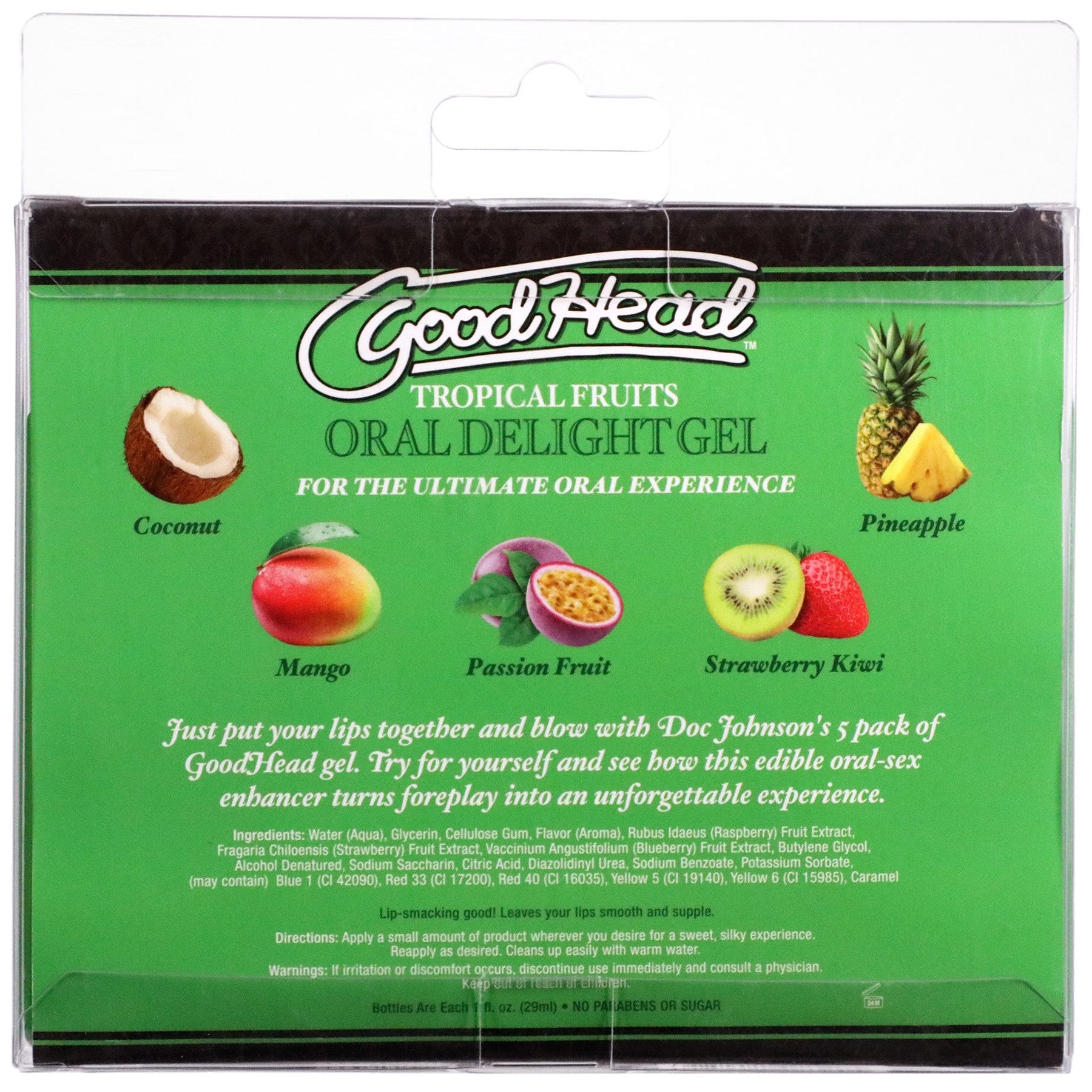 GoodHead Oral Delight Gel 5-Pack Cupcake Flavor Selection