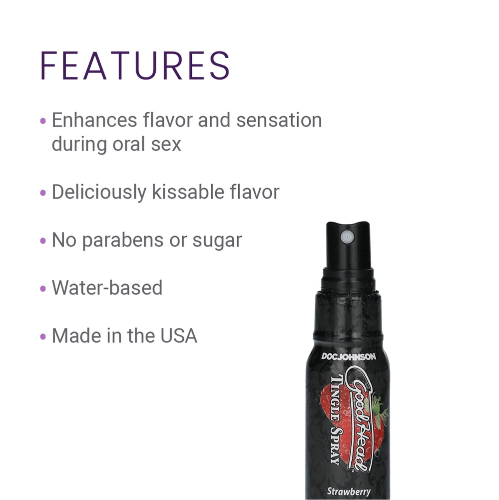 GoodHead Tingle Spray in Lickable Flavors