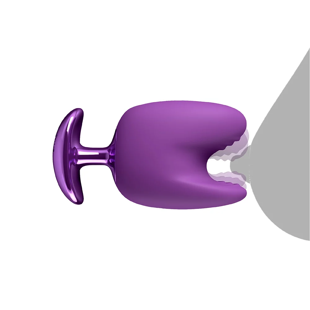 Fantasy For Her Luv Bites Vibrating Silicone Nipple Clamps for Teasing Pressure