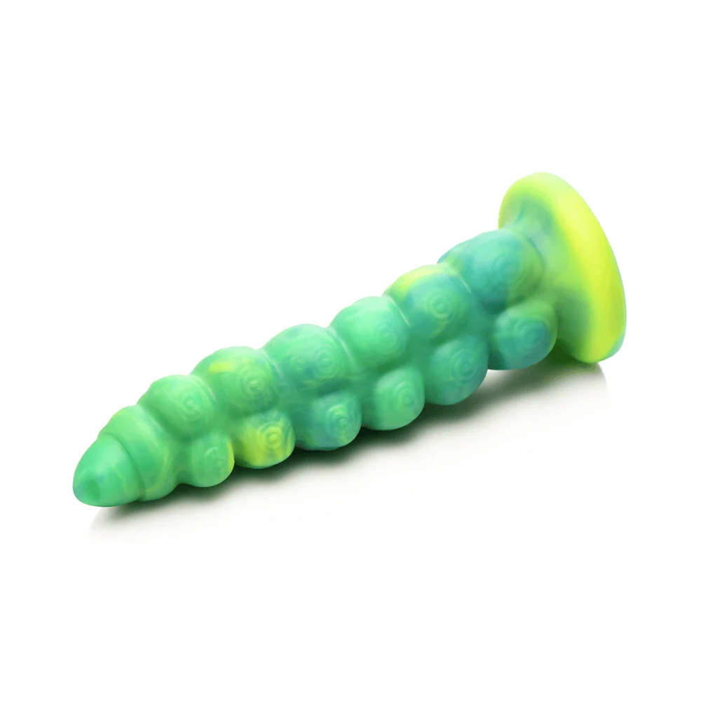 Creature Cocks Squirmer Thrusting and Vibrating Silicone Dildo with Remote