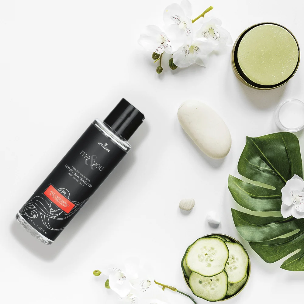 Me & You Pheromone Massage Oil with Hyper-Glide for Couples