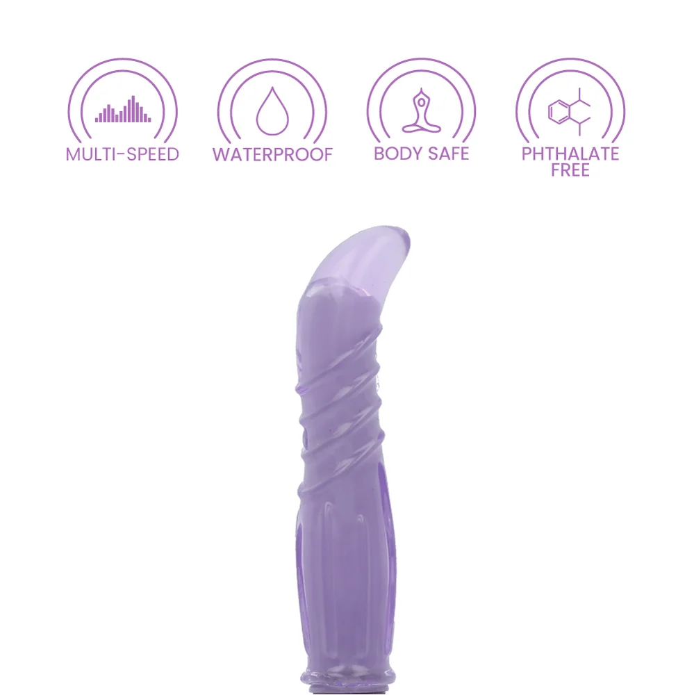 First Time® Softee Pleaser Purple Multi-Speed Waterproof Vibrator