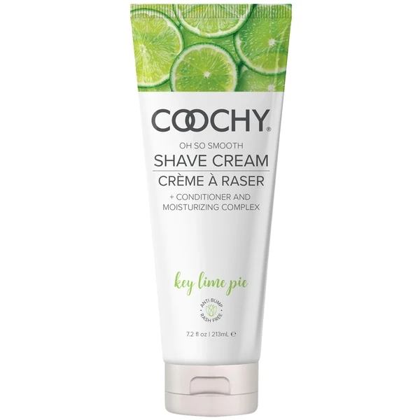 Coochy Shave Cream Key Lime Pie Scent for Bikini, Underarms and Legs