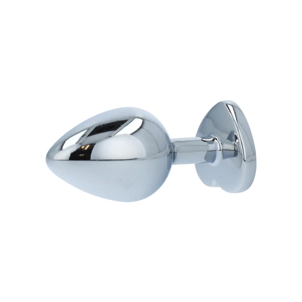 Booty Sparks Heart Gem Anal Plug in Lightweight Aluminum