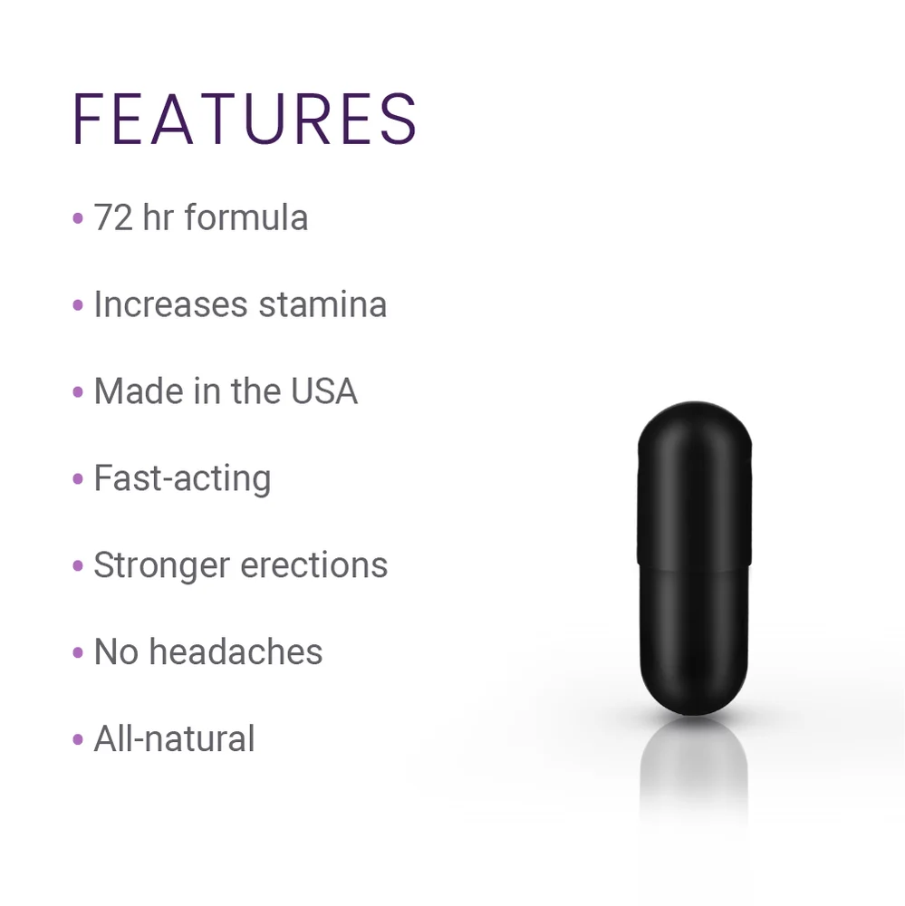 Hung Male Enhancement Pills for Stronger Performance, 12 Count Bottle